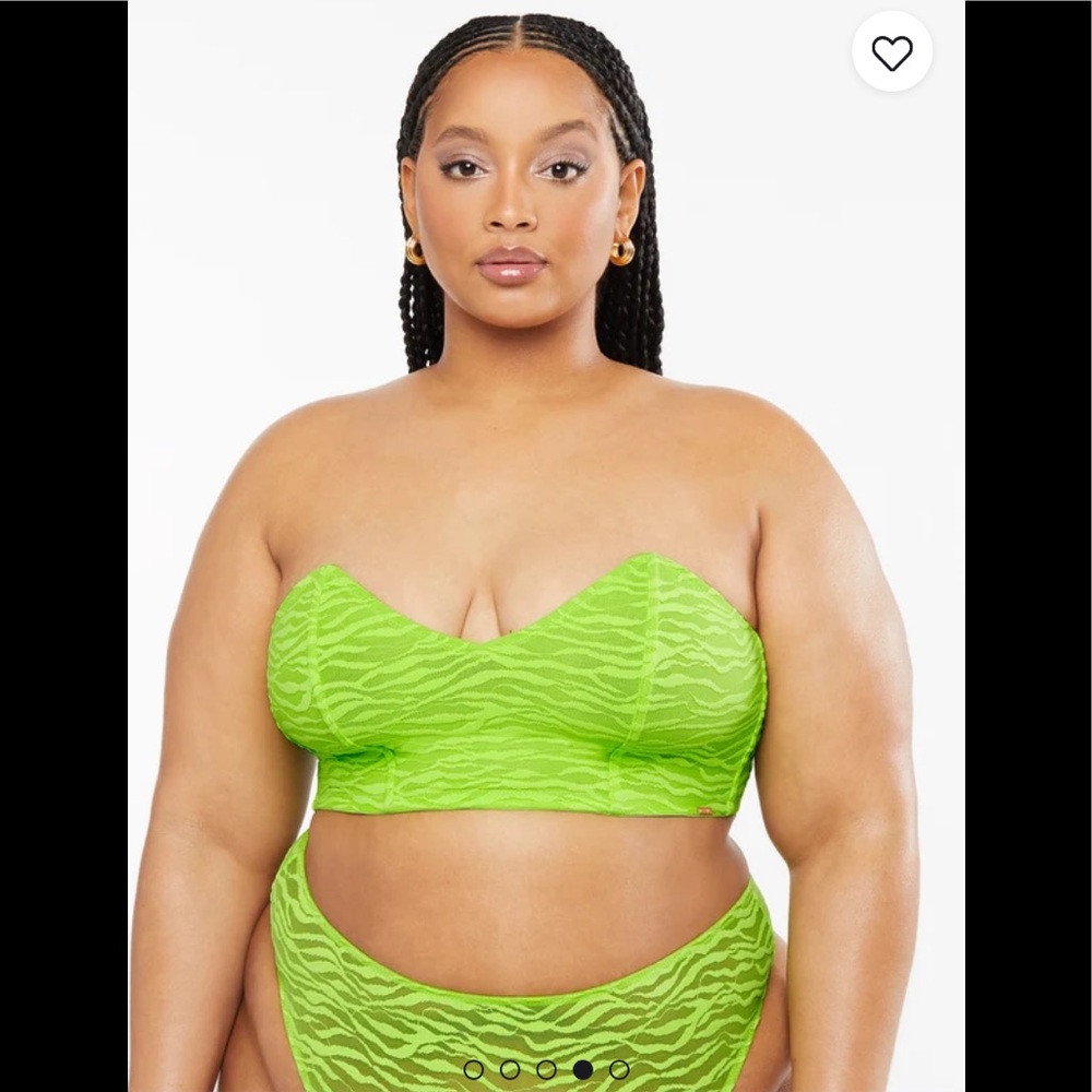 ⭐️New⭐️ Savage X Fenty Curvy Lace Bandeau Bralette